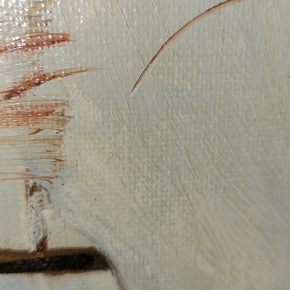 Original 1969 Oil On Board Painting - Picture 5 of 7